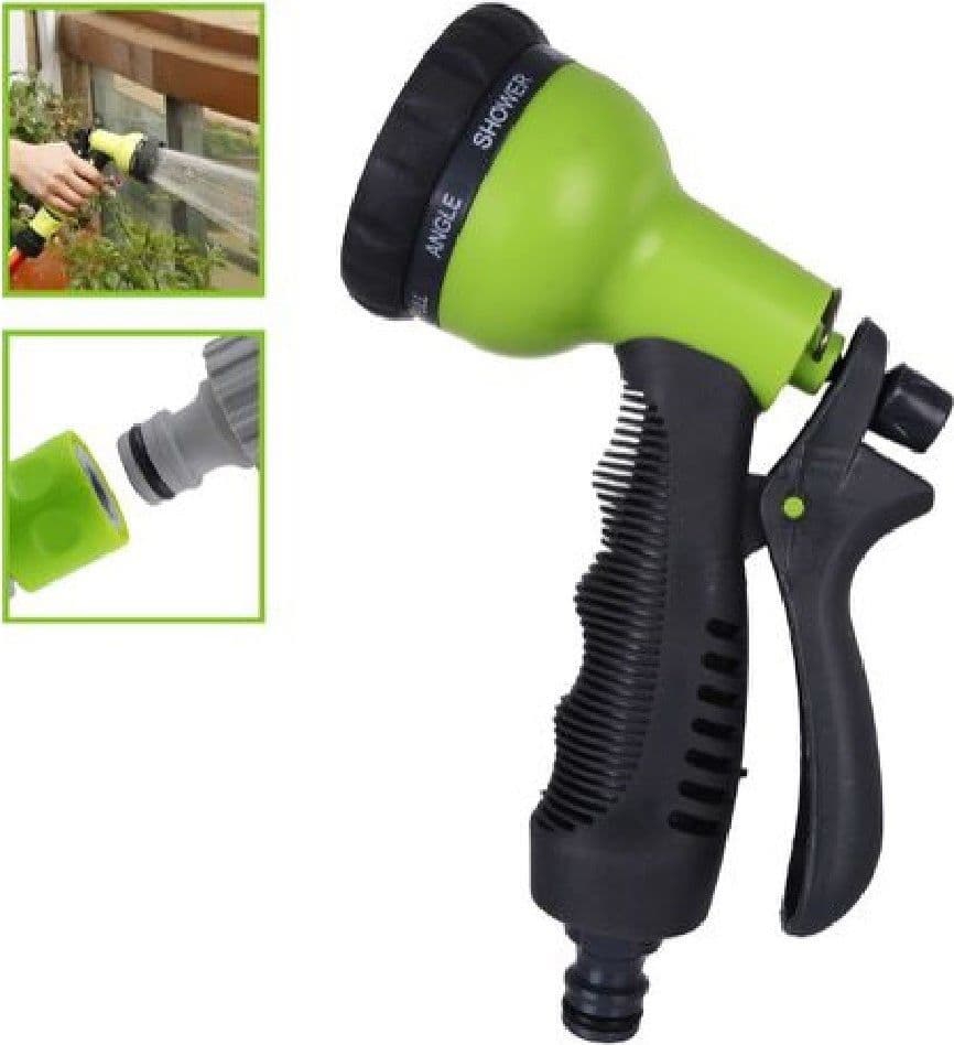 PISTOLA A SPRUZZO BOCCHETTA 8 GETTI IRRIGAZIONE TUBO POMPA ACQUA GIARDINO 94766 - 2