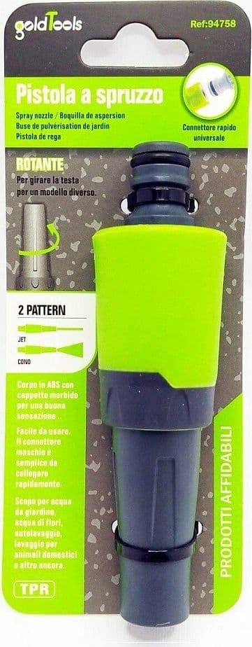 LANCIA PISTOLA SPRUZZO PER IRRIGAZIONE GIARDINO CON INNESTO RAPIDO 2 GETTI 94758 - 3