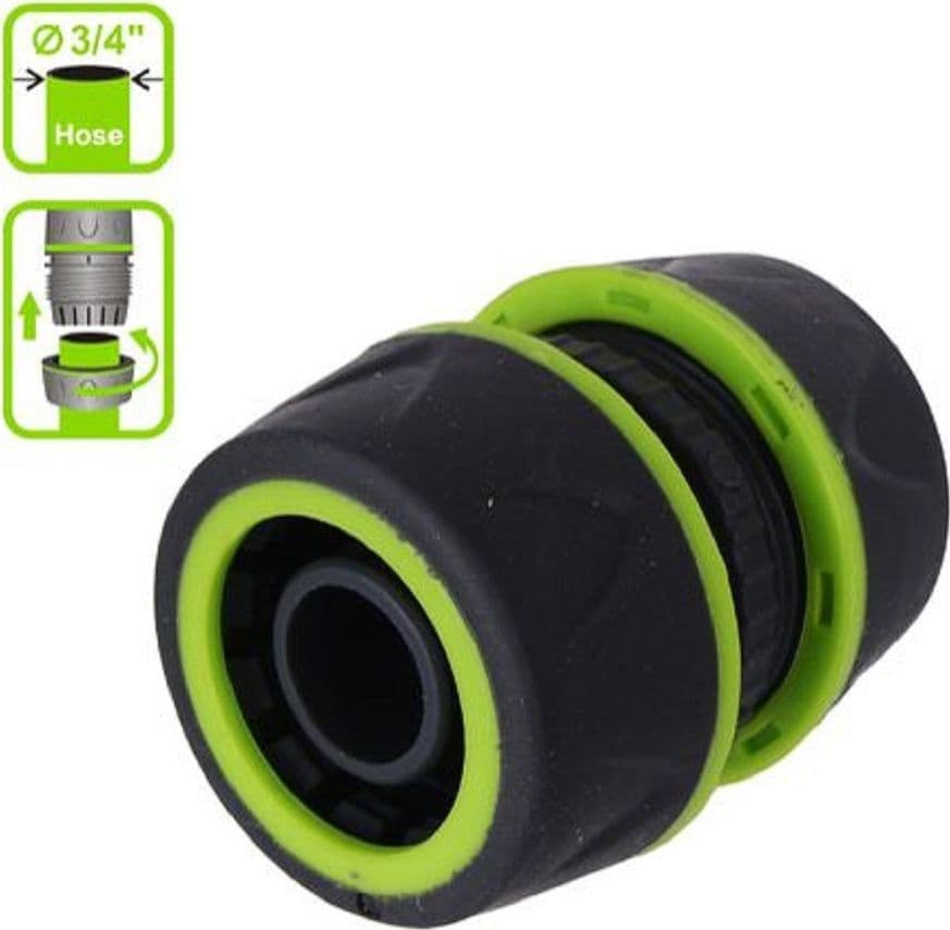 CONNETTORE GIUNZIONE TUBI DA 3/4" INNESTO RIPARATORE CON INSERTI IN GOMMA 94761 - 2