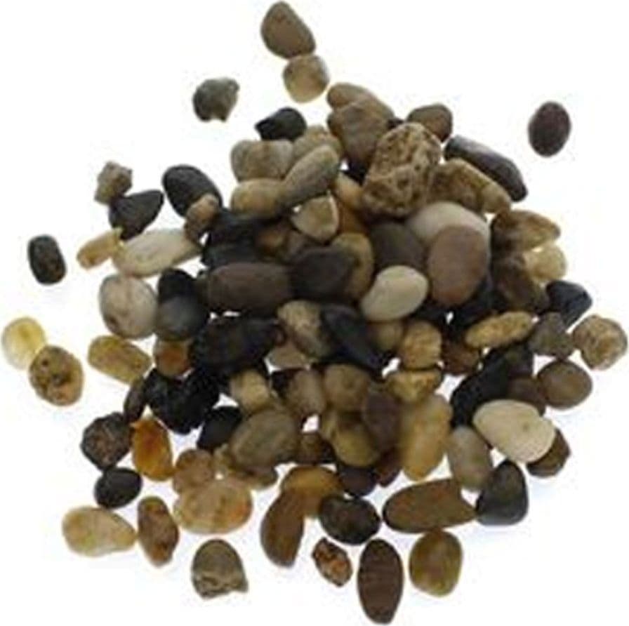 3PZ PIETRE DECORATIVE ACQUARIO DECORAZIONE SASSI PIANTE VASI 300GR 0.5x0.8 CM - 4