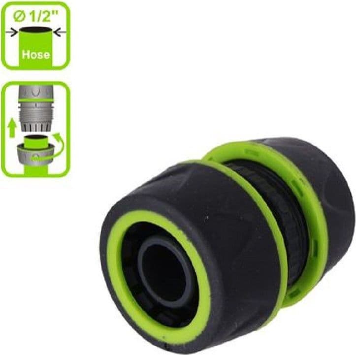 CONNETTORE GIUNZIONE TUBI DA 1/2" INNESTO RIPARATORE CON INSERTI IN GOMMA 94762 - 3
