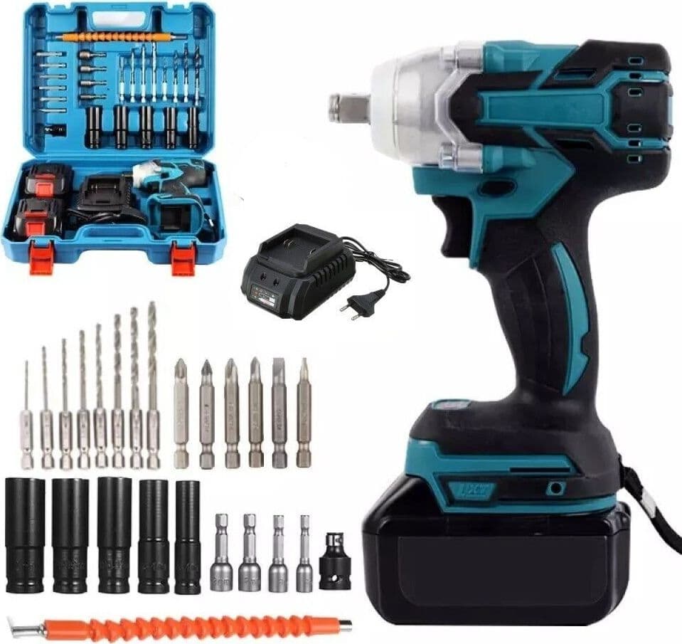 AVVITATORE IMPULSI SVITA AVVITA BULLONI DOPPIA BATTERIA 20V 5AH + 25 ACCESSORI - 3