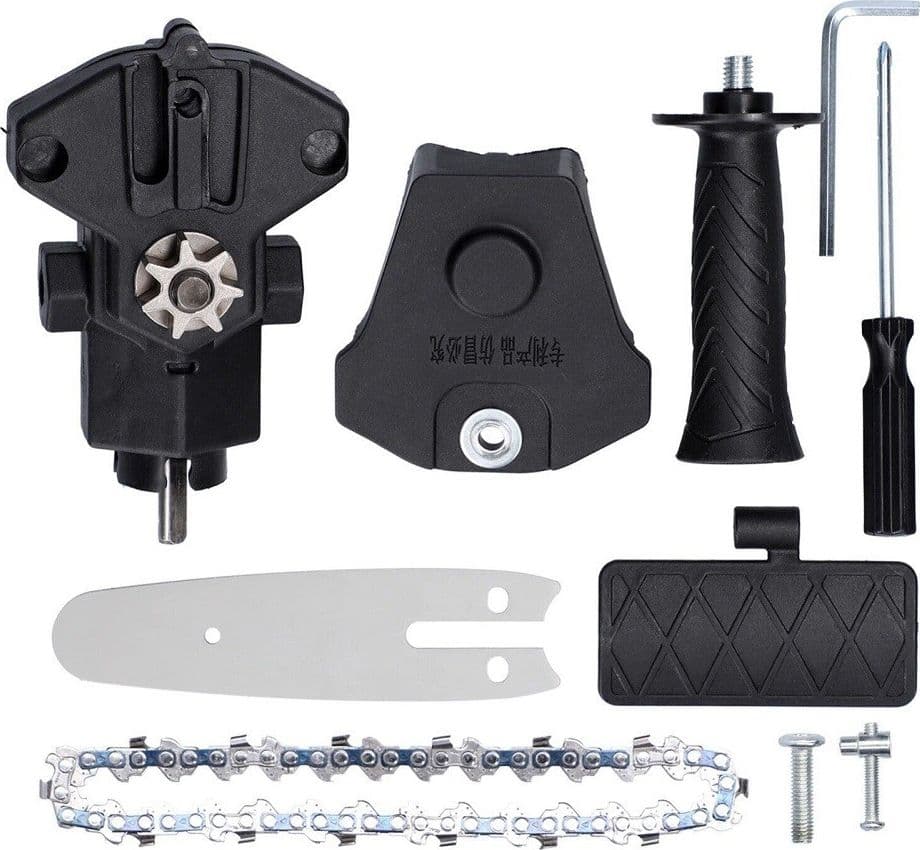KIT CONVERSIONE MODIFICA DA TRAPANO A MOTOSEGA MINI ELETTROSEGA 4" ART. 07373 - 5