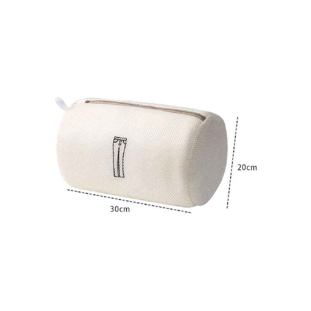 SACCHETTO LAVATRICE BEIGE BORSA BIANCHERIA LAVAGGIO A RETE INTIMO 20X30CM 58114 - 2