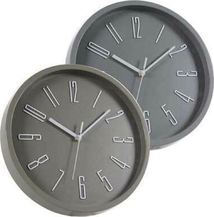 OROLOGIO DA PARETE TONDO 31X4CM CLASSICO VARI COLORI MOVIMENTO SILENZIOSO 774645 - 3