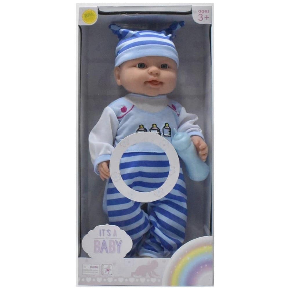 BABY BOY BAMBOLOTTO BAMBOLA VESTITO BEBÈ CON VOCE GIOCATTOLO PARLANTE BAMBINA - 2