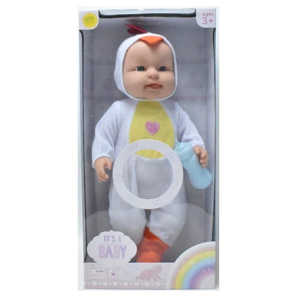 PENGUIN BABY BAMBOLOTTO BAMBOLA VESTITO PINGUINO GIOCATTOLO PARLANTE BAMBINA - 2