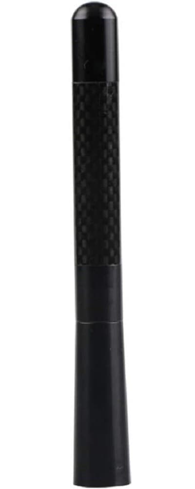 ANTENNA SPORTIVA UNIVERSALE PER AUTO 12 CM ACCESSORI RICAMBIO PER AUTORADIO NERO - 3
