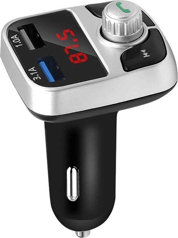 RICEVITORE AUDIO PER AUTO WIRELESS UNIVERSALE BLUETOOTH ACCESSORI USB E VIVAVOCE - 7