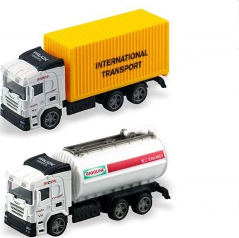 MACCHININA GIOCATTOLO EDUCATIVO PER BAMBINI MEZZI DI TRASPORTO CAMION METAL LUX - 3