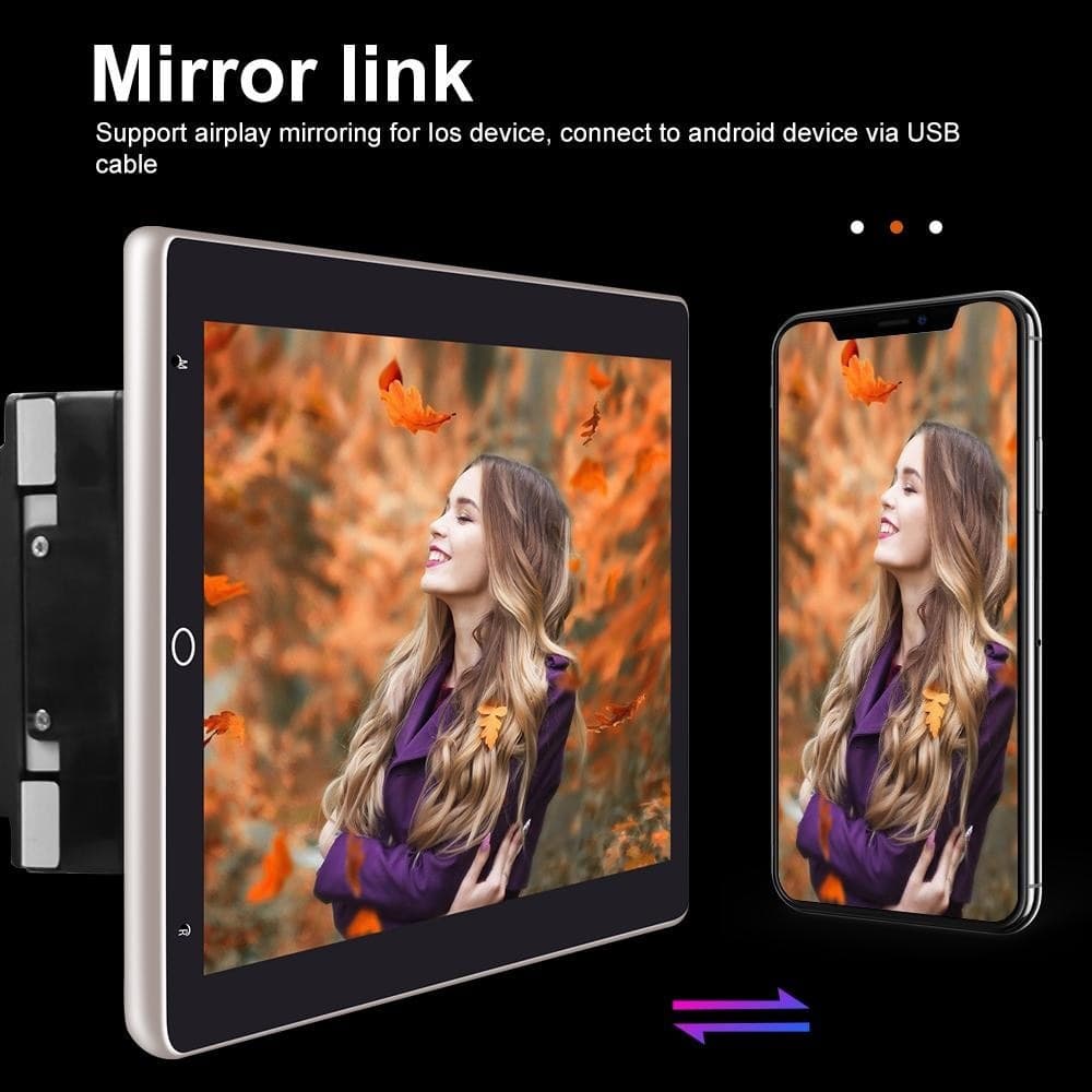 AUTORADIO GIREVOLE ANDROID 10" RADIO MP5 PLAYER BLUETOOTH WIFI GPS MIRROR LINK - 12