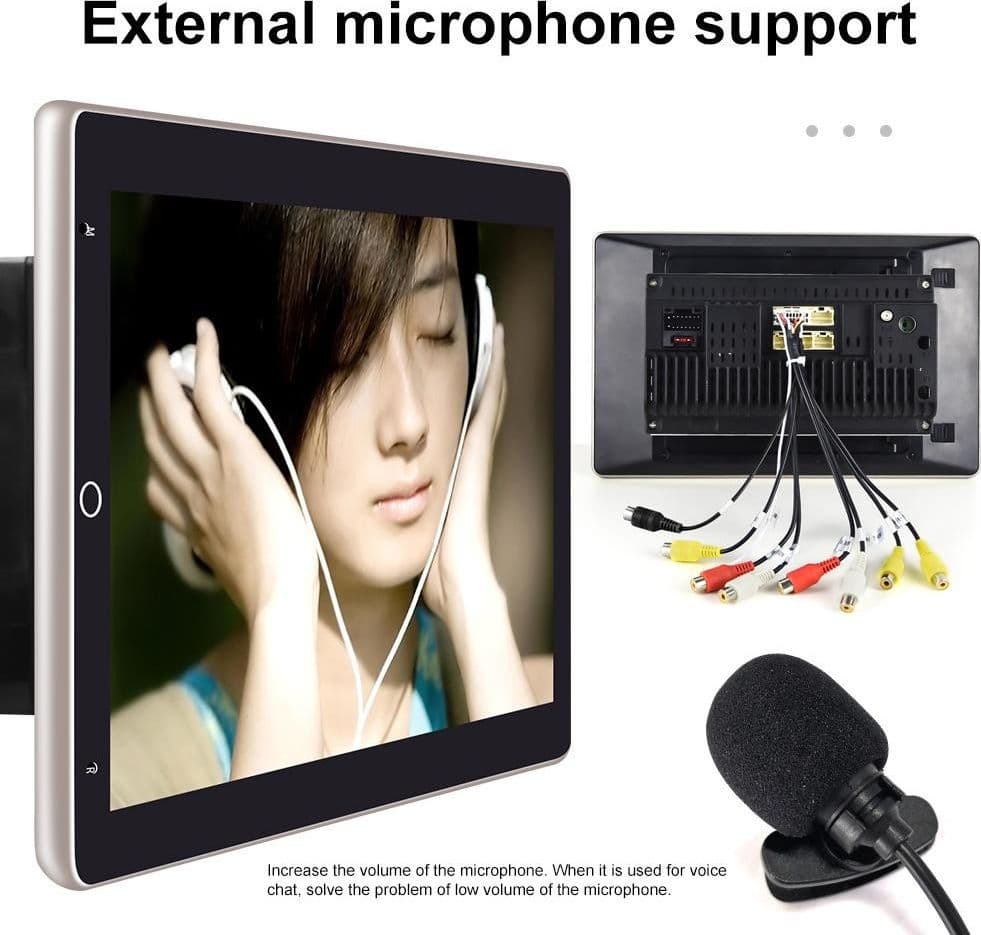 AUTORADIO GIREVOLE ANDROID 10" RADIO MP5 PLAYER BLUETOOTH WIFI GPS MIRROR LINK - 13