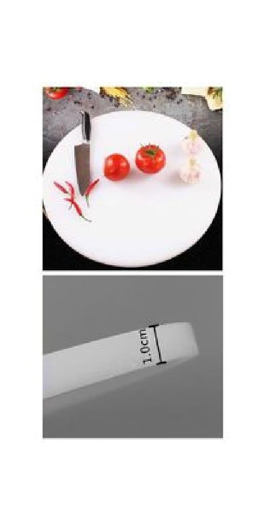TAGLIERE IN PLASTICA MANICO ROTONDO 34X1CM TAGLIARE VERDURE FRUTTA CUCINA 99415 - 3