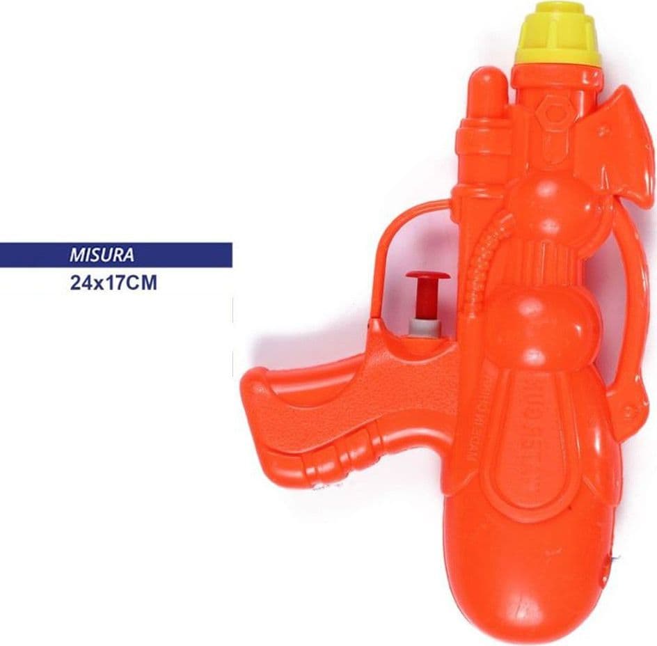 3 PZ PISTOLA AD ACQUA GIOCATTOLI GIOCO PER BAMBINI MARE PISCINA GIARDINO 24 CM - 5