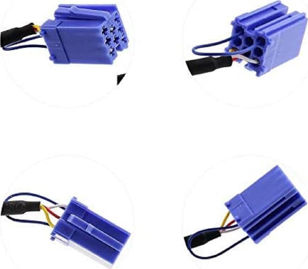 CAVO AUX PER AUTO FIAT 500 EVO ALFA LANCIA AUTORADIO MINI ISO JACK MASCHIO 3.5MM - 4