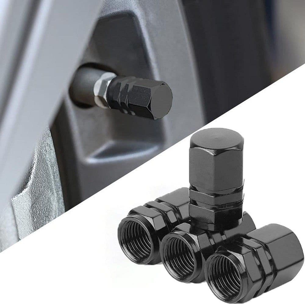 KIT 8PZ TAPPI STELO VALVOLA IN ALLUMINIO CAPPUCCI PNEUMATICI AUTO UNIVERSALI MOTO - 7