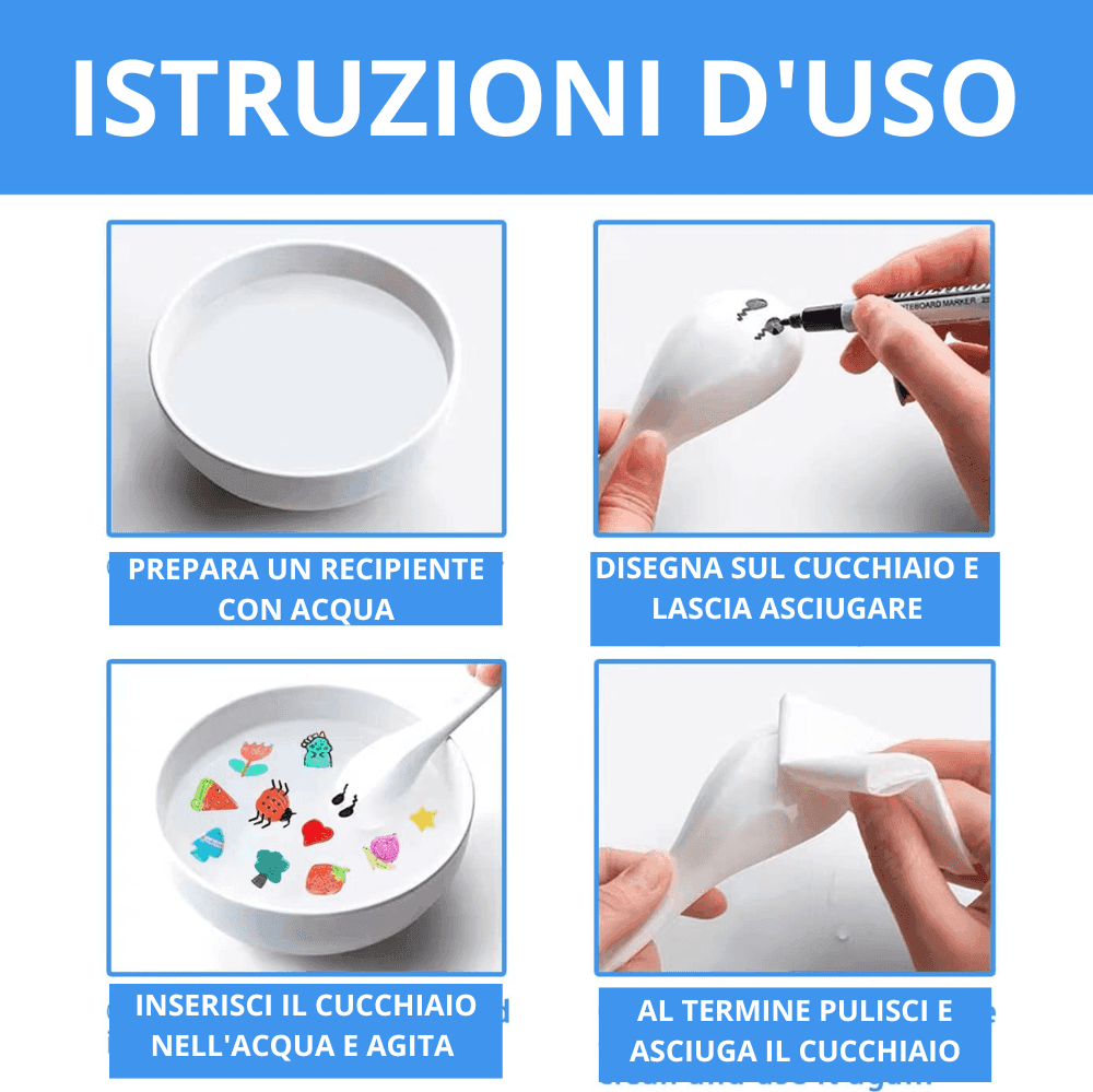 SET 12 PENNARELLI MAGICI PITTURA AD ACQUA PENNA GALLEGGIANTE LAVABILE BAMBINI - 2