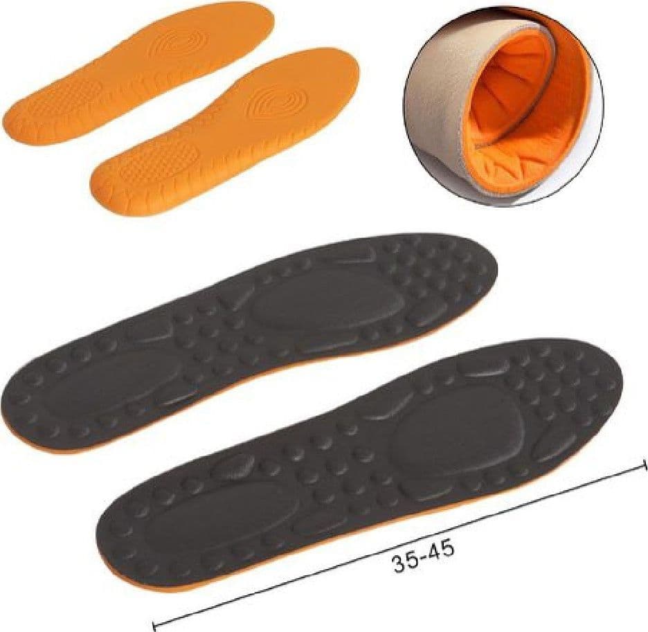 COPPIA SOLETTA SOLETTE SCARPE ANTIBATTERICHE PLANTARI PROTEZIONE TG. 35-45 55745 - 2