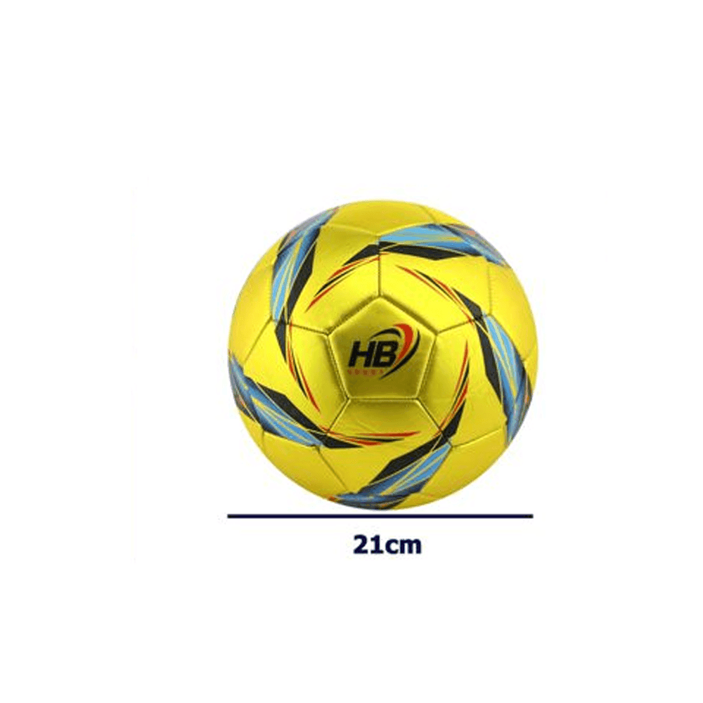 PALLONE PALLA DA CALCIO CALCETTO GIALLO MISURA 21 CM ALLENAMENTO IN CAMPO 06562 - 2