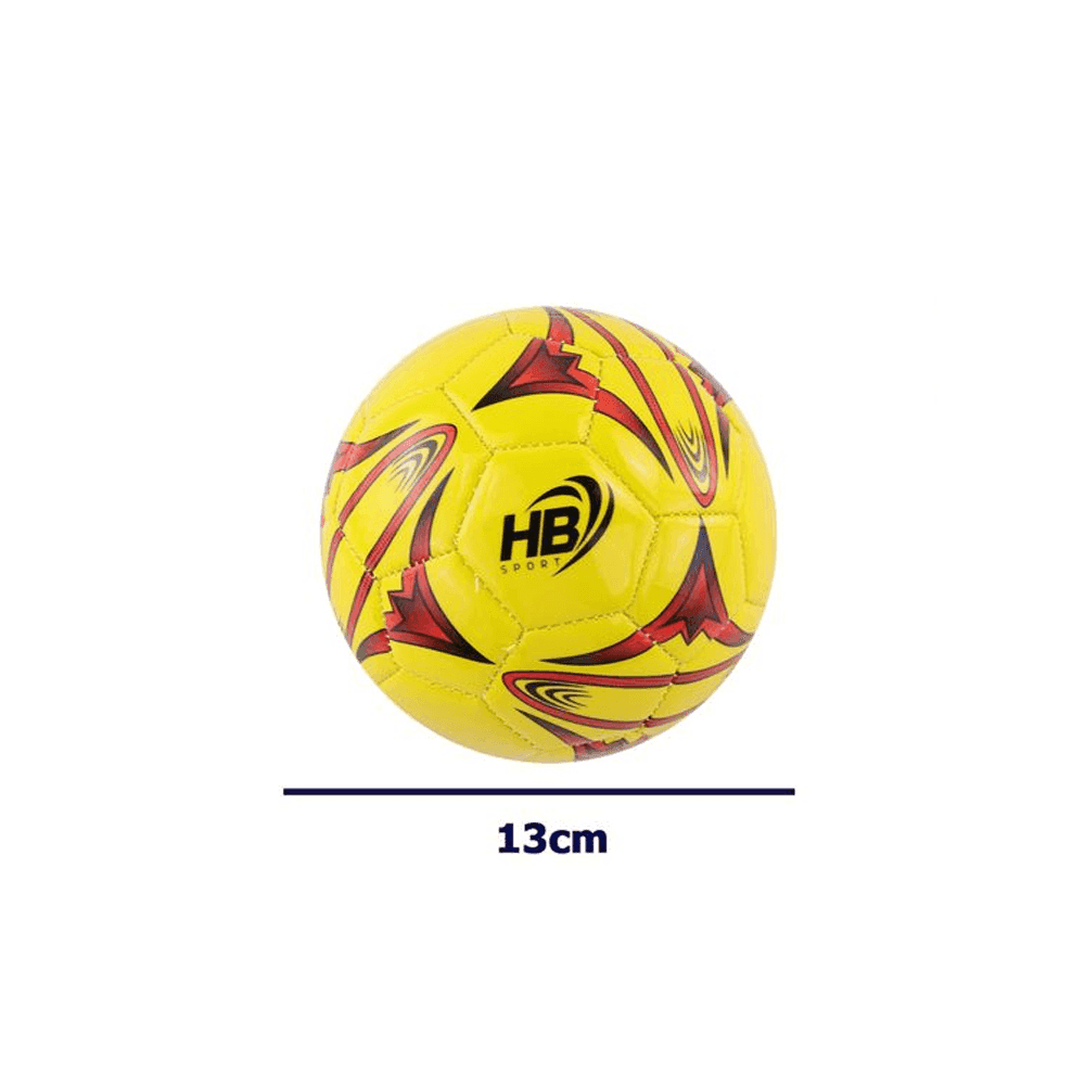PALLONE PALLA DA CALCIO CALCETTO MISURA 13 CM  GIALLO FOOTBALL ALLENAMENTO 06511 - 2