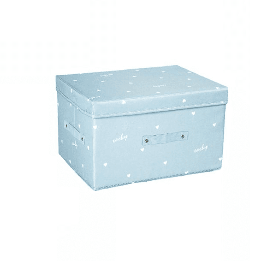 BOX SCATOLA SALVASPAZIO ARMADIO CONTENITORE PORTA OGGETTI ORGANIZER 35x30x20 CM - 8