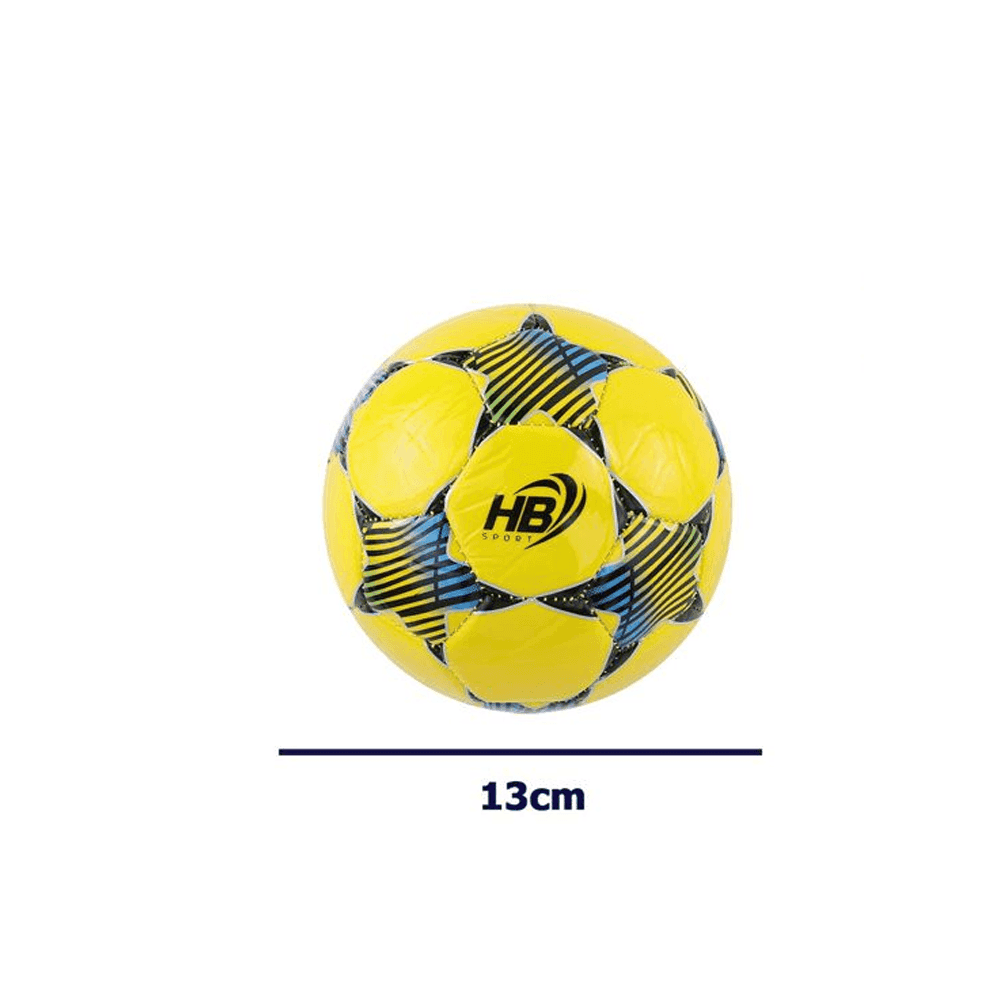 PALLONE PALLA DA CALCIO CALCETTO GIALLO MISURA 13 CM FOOTBALL ALLENAMENTO 06509 - 2
