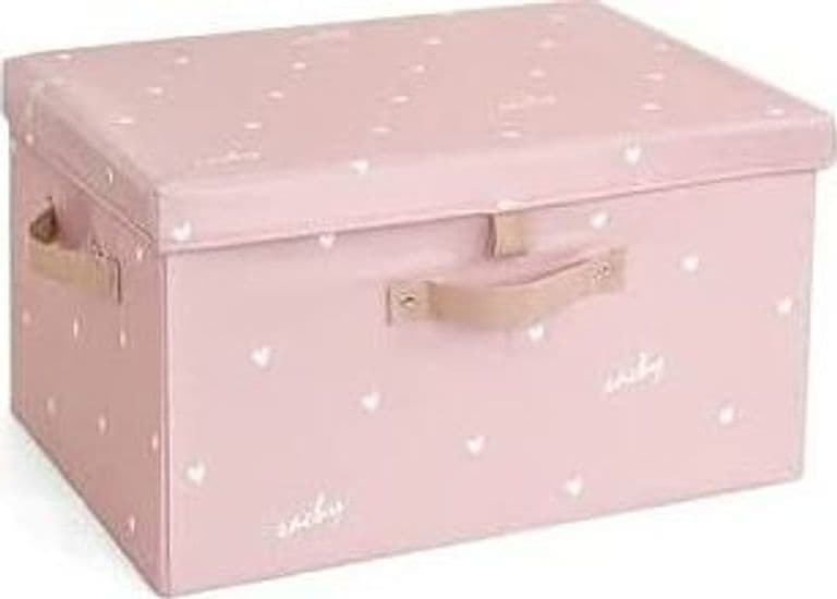 BOX SCATOLA SALVASPAZIO ARMADIO CONTENITORE PORTA OGGETTI ORGANIZER 40x30x25 CM - 2