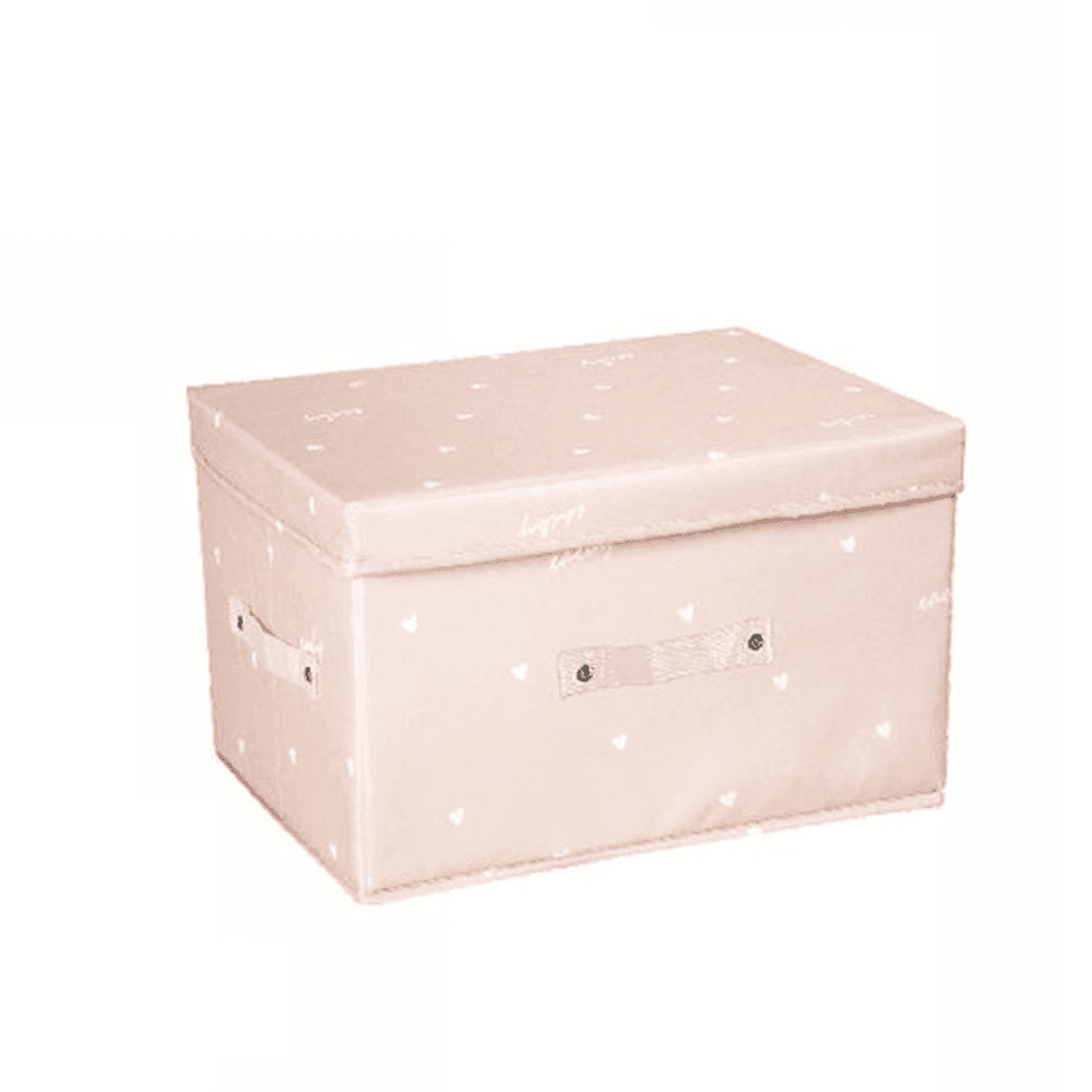 BOX SCATOLA SALVASPAZIO ARMADIO CONTENITORE PORTA OGGETTI ORGANIZER 40x30x25 CM - 3