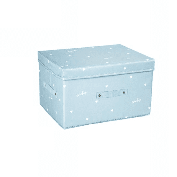 BOX SCATOLA SALVASPAZIO ARMADIO CONTENITORE PORTA OGGETTI ORGANIZER 55x42x30 CM - 8