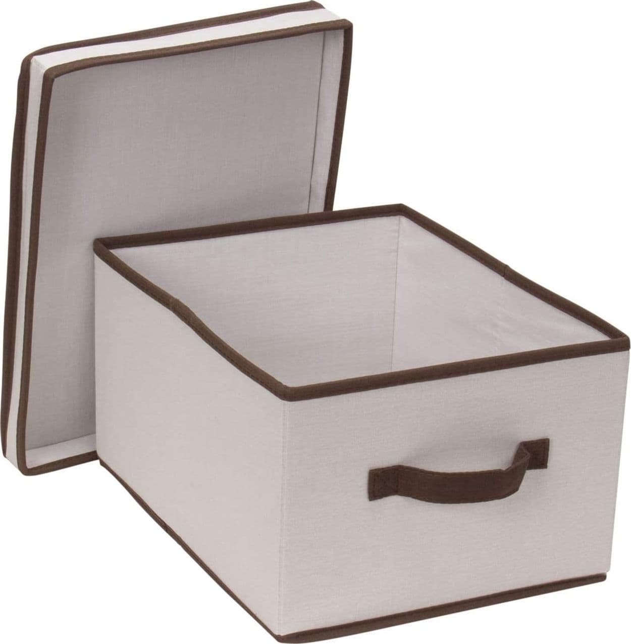 BOX SCATOLA SALVASPAZIO ARMADIO CONTENITORE PORTA OGGETTI ORGANIZER 60x40x30 CM - 3