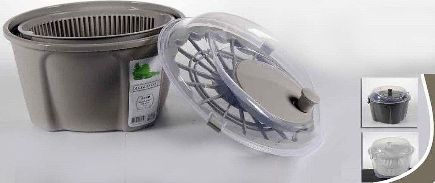 CENTRIFUGA PER VERDURA ASCIUGA INSALATA 28X18 CM 4,4 LT COLORI ASSORTITI 681455 - 2