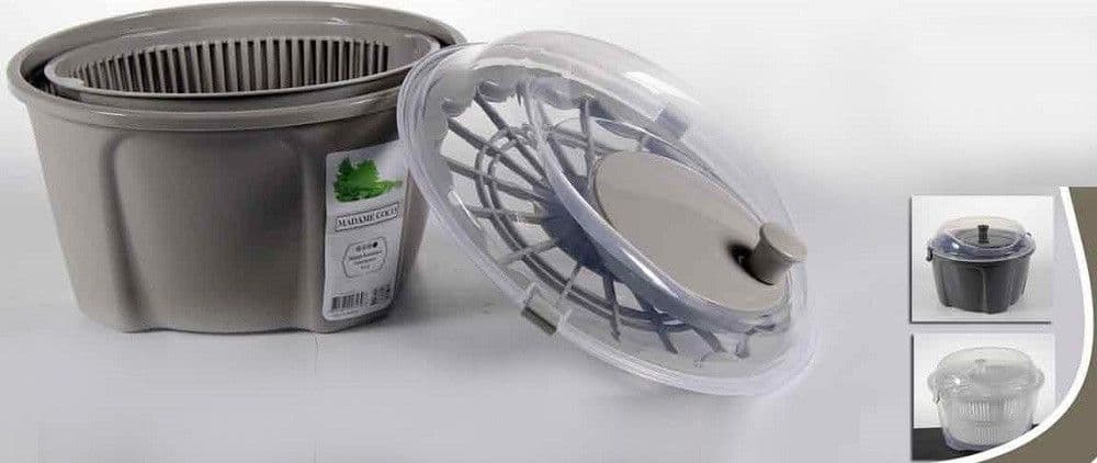 CENTRIFUGA PER VERDURA ASCIUGA INSALATA 28X18 CM 4,4 LT COLORI ASSORTITI 681455 - 2