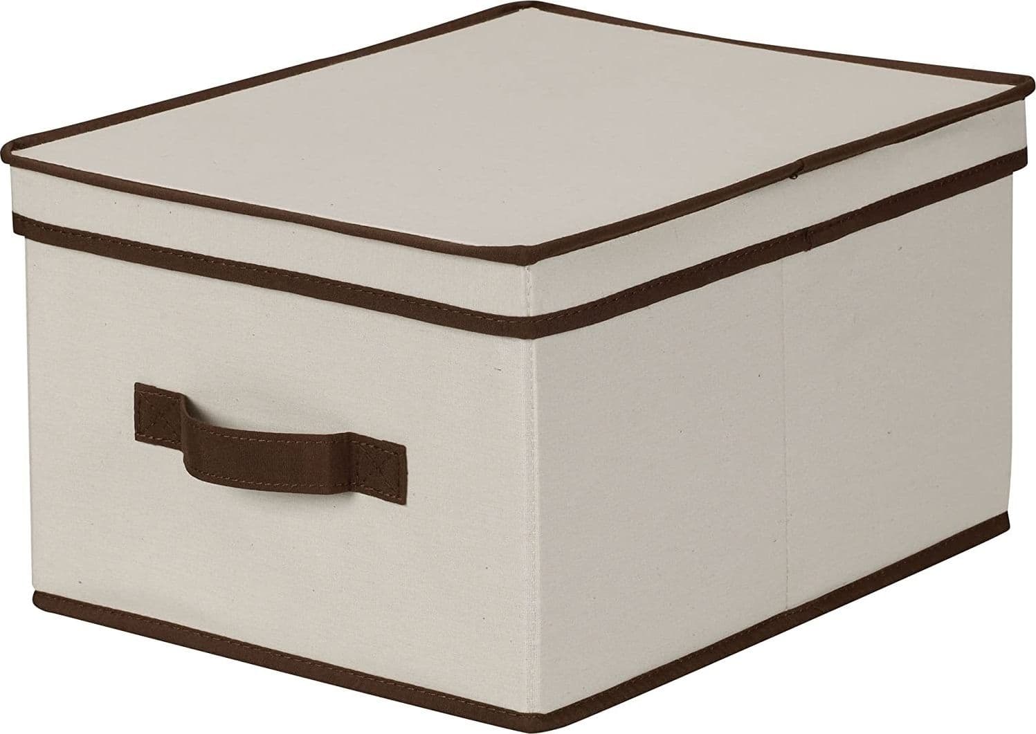 BOX SCATOLA SALVASPAZIO ARMADIO CONTENITORE PORTA OGGETTI ORGANIZER 50x40x25 CM - 5