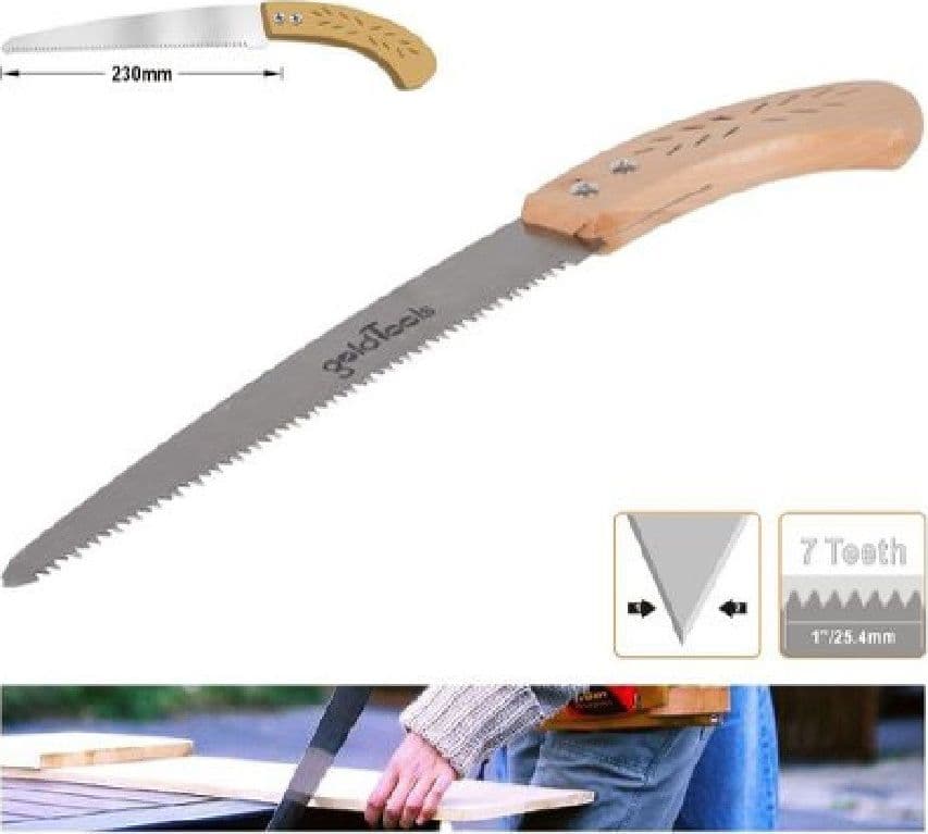 SEGA SEGACCIO SEGHETTO 230MM PER LEGNO POTATURA GIARDINO GIARDINAGGIO 38CM 90111 - 2