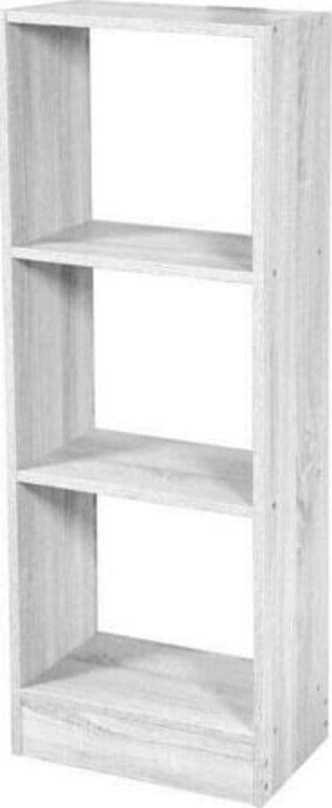 LIBRERIA 3 RIPIANI SCAFFALE 105X40X24CM MENSOLE IN LEGNO BIANCO MODERNO 768934 - 2