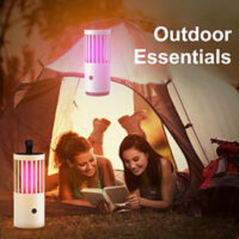 LAMPADA ZANZARE MULTIDIMENSIONALE 360​​° TRAPPOLA ONDE LUMINOSE TURBO ASPIRAZIONE - 5