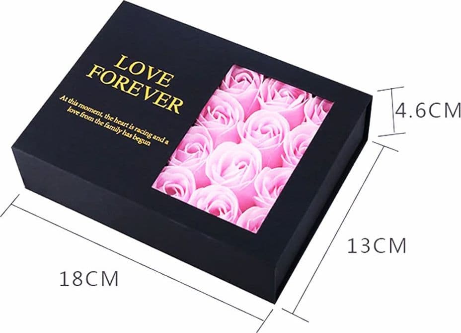 COFANETTO SCATOLA BOX REGALO CON ROSE SAN VALENTINO MATRIMONIO LAURA ANNIVERSARI - 5