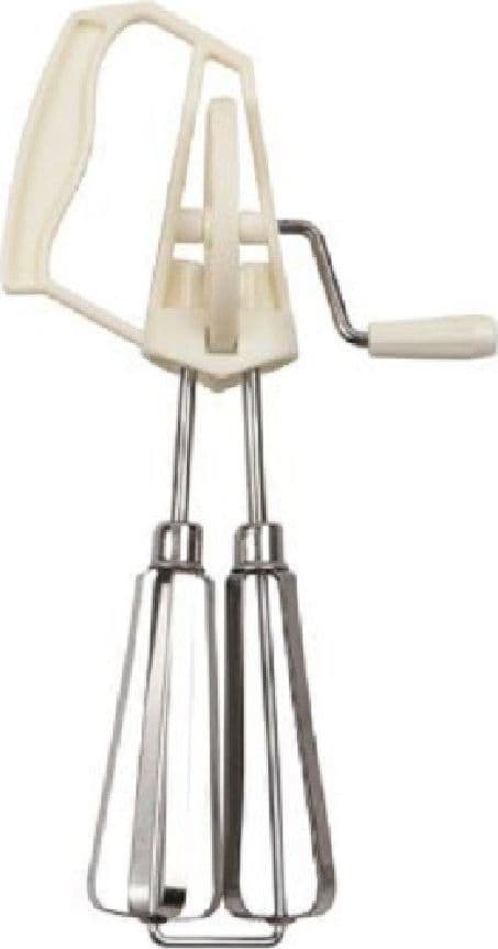 BATTI UOVA MANUALE FRUSTA SBATTITORE DOPPIA SBATTIUOVA DOLCI UTENSILE 25CM 50612 - 2
