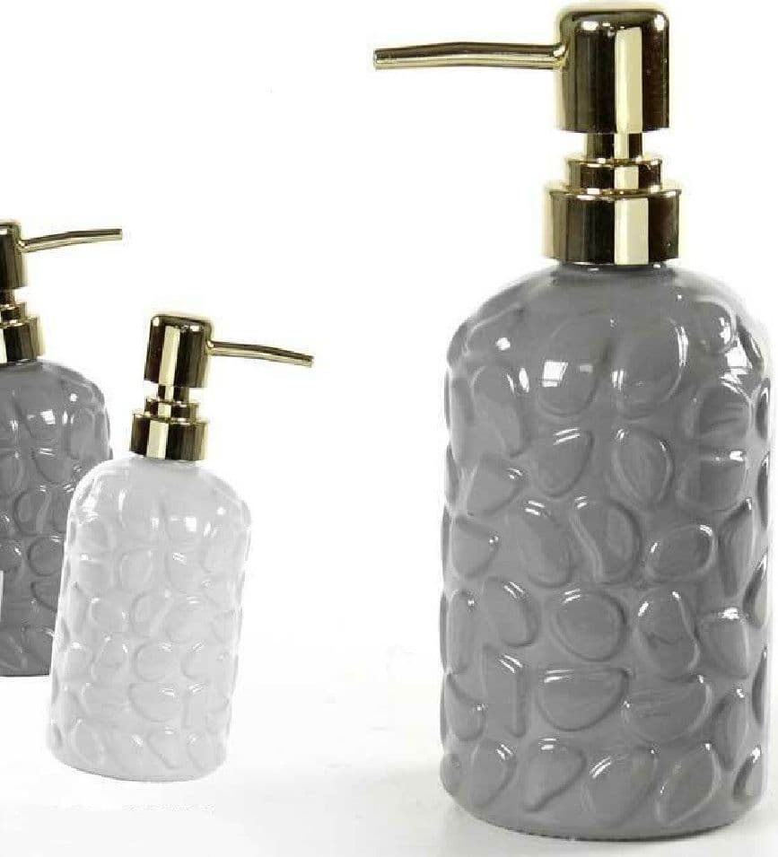 PORTASAPONE LIQUIDO DOSATORE ROCCIA DISPENSER 7X19CM IN VETRO VARI COLORI 785443 - 2