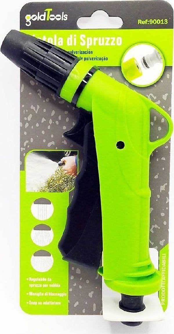 PISTOLA A SPRUZZO REGOLABILE CON MANIGLIA DI BLOCCAGGIO GIARDINO 193MM 90013 - 2