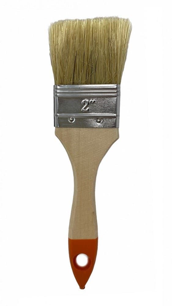 SET 3 PENNELLI TESTA PIATTA PENNELLO PER PITTURA VERNICE VARIE DIMENSIONI 90307 - 5