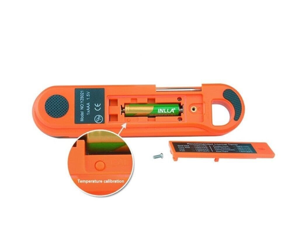TERMOMETRO DA CUCINA DIGITALE CON SONDA ALIMENTI BEVANDE -50° A 300° C YZ6021 - 4