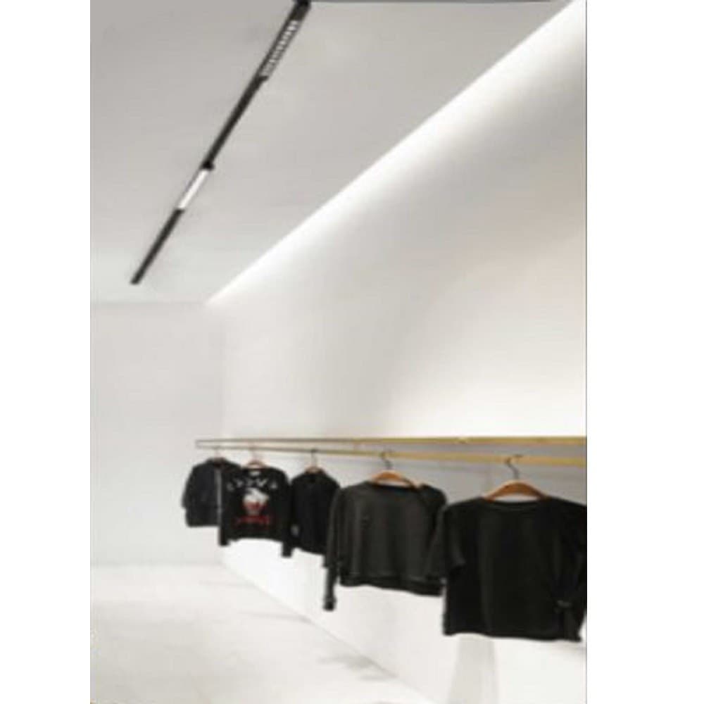 FARETTO ORIENTABILE BINARIO 26 W 12LED BIANCO NERO LUCE 3000K 6500K 4000K PST-47 - 21