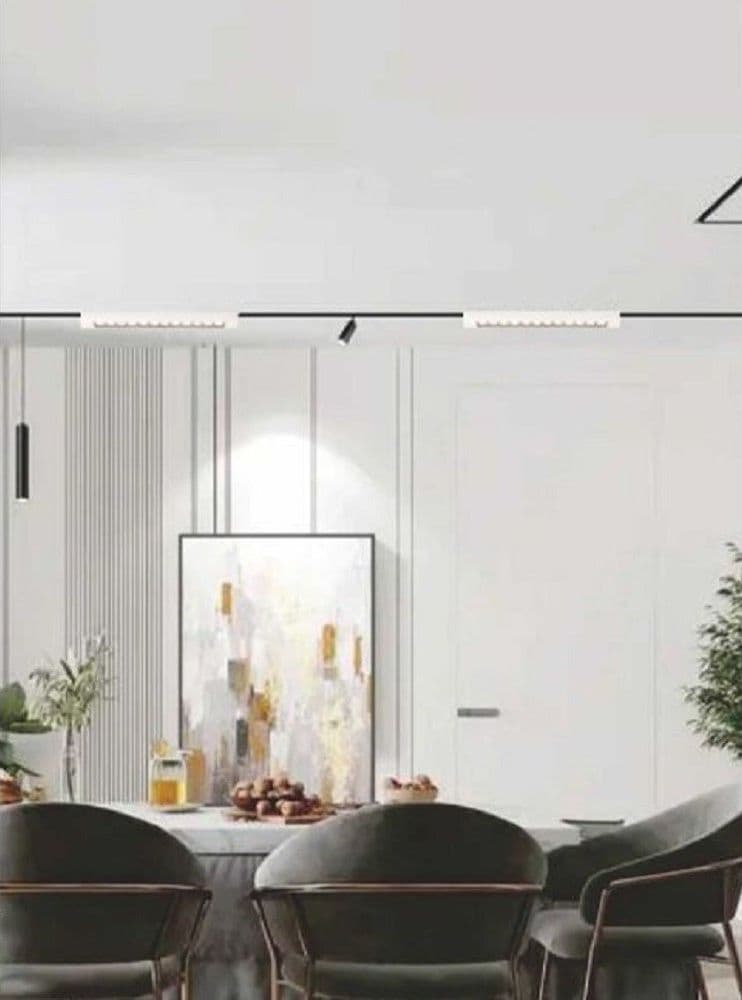 FARETTO ORIENTABILE BINARIO 26 W 12LED BIANCO NERO LUCE 3000K 6500K 4000K PST-47 - 18