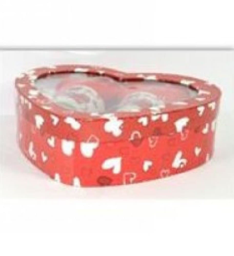 COPPIA TAZZINE CON PELUCHE CUORE I LOVE YOU REGALO SAN VALENTINO 4 MODELLI ASS. - 5