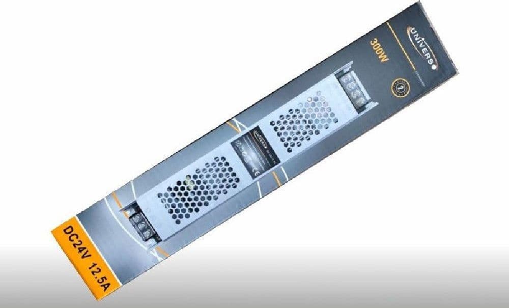 ALIMENTATORE SLIM STABILIZZATO 24V TRASFORMATORE SWITCH 12.5 MHA 300 W S24V-300W - 2
