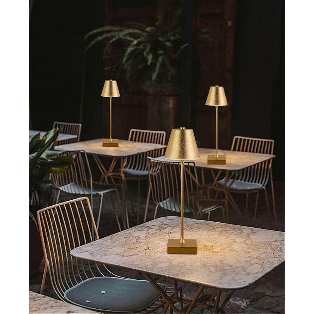LAMPADA TAVOLO RICARICABILE USB 10 WATT 3 COLORAZIONE DI LUCE VARI COLORI D27-3C - 58
