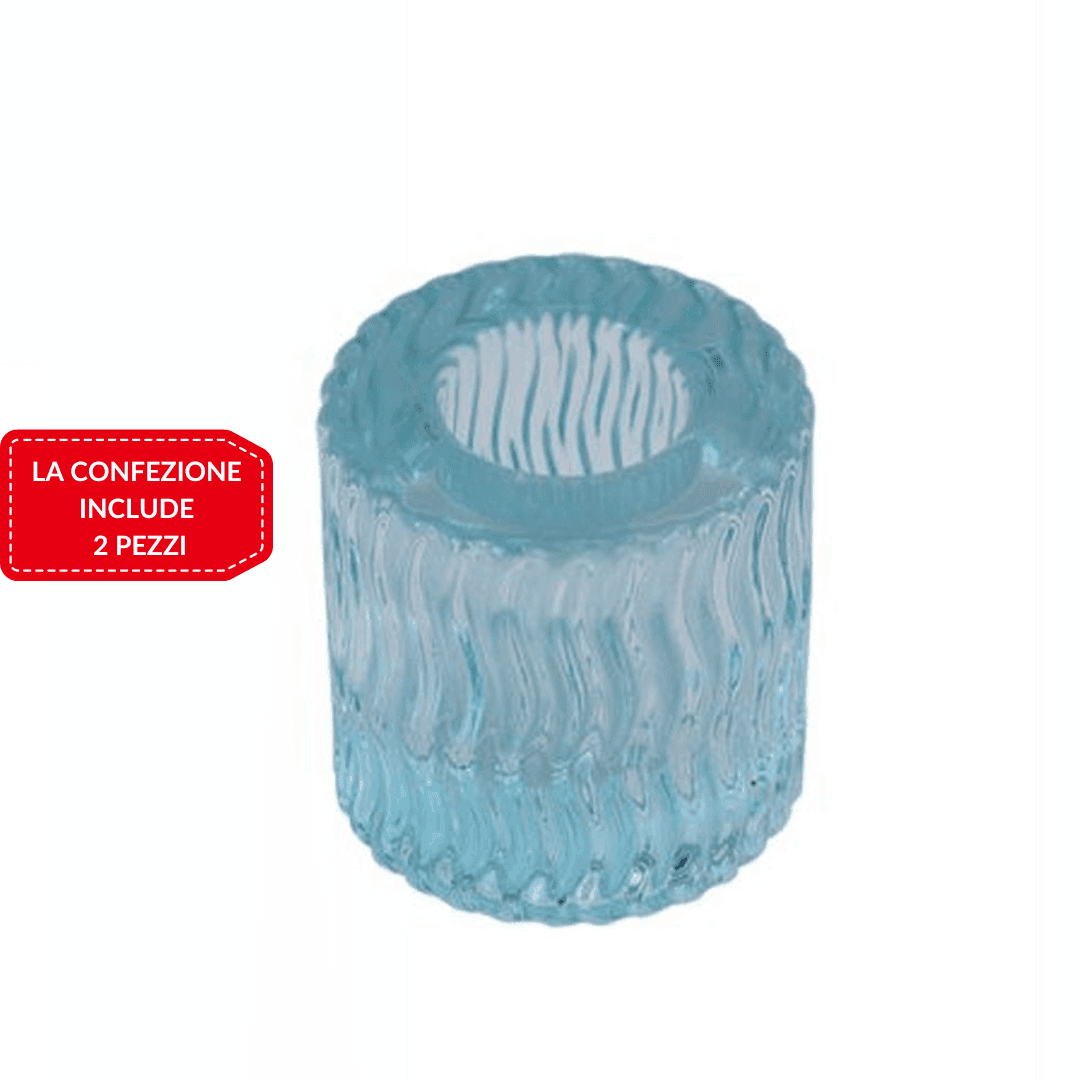 2 PORTA CANDELA LANTERNA ROTONDO BOMBONIERA MATRIMONIO DECORAZIONE TEA LIGHT 5X5 - 3
