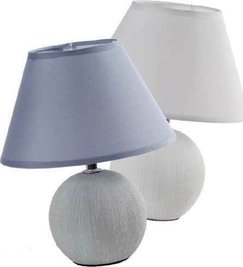 LAMPADA INTERNO LUMETTO ABAT-JOUR 20X25CM BASE CERAMICA COLORI ASSORTITI 752681 - 3
