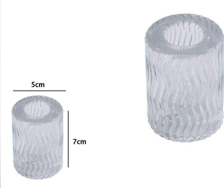 2 PORTA CANDELA LANTERNA ROTONDO BOMBONIERA MATRIMONIO DECORAZIONE TEA LIGHT 5X7 - 4